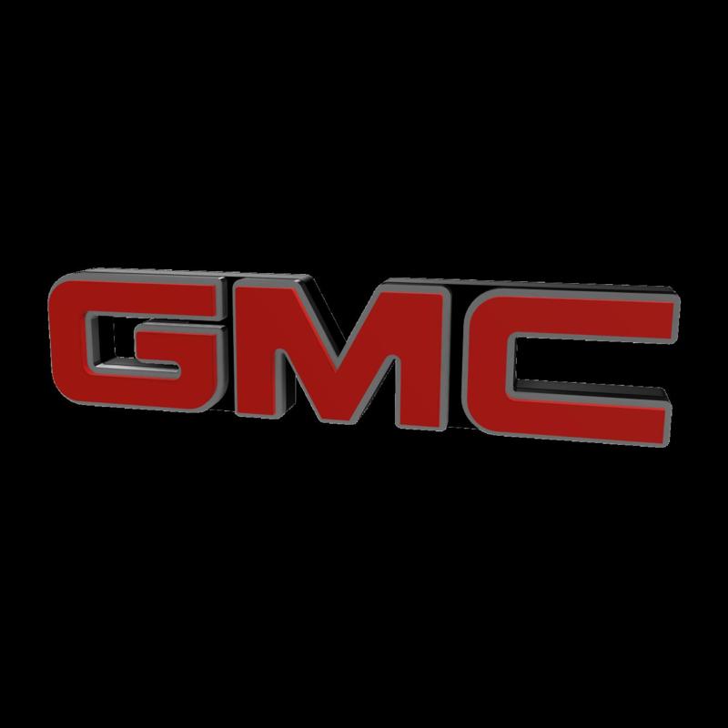 3D MULTICOLOR LOGO/SIGN - GMC