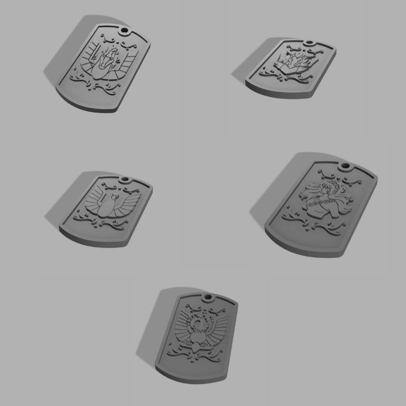 Dog Tags Saint Seiya (Knights of the Zodiac)