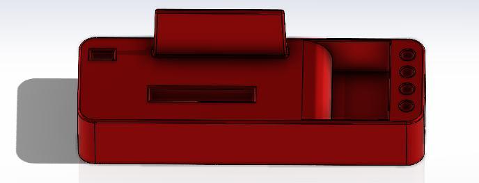 Phone holder with bussines cards