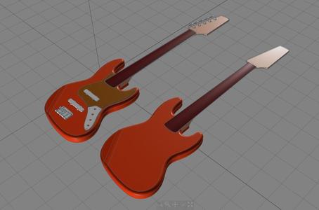 Jazz Bass 5 strings Delux Style 19mm bridge 34"