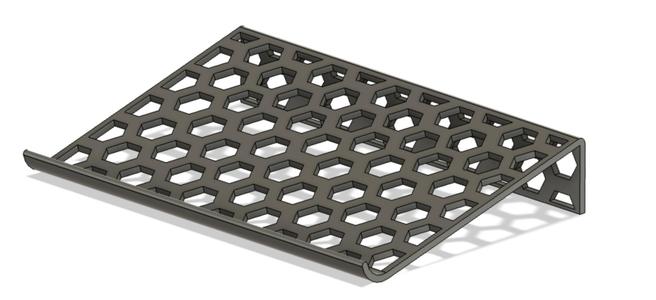 Honeycombed phone holder