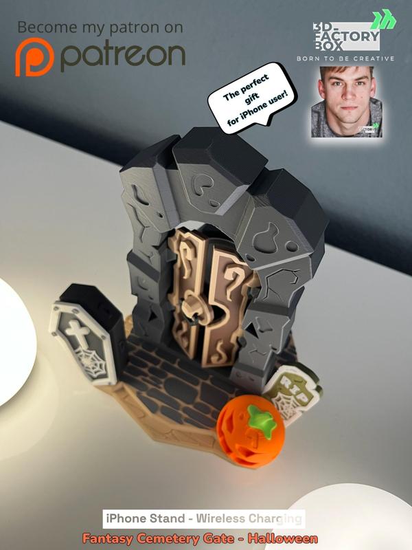 Fantasy Cemetery Gate - Halloween for iPhones #HALLOWEENXCULTS