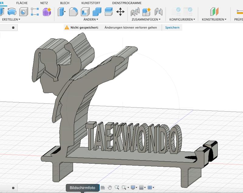 Smartphone - iPad stand - Taekwondo Girl v1