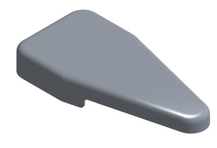 240354401 Frigidaire Refrigerator Upper Hinge Cover