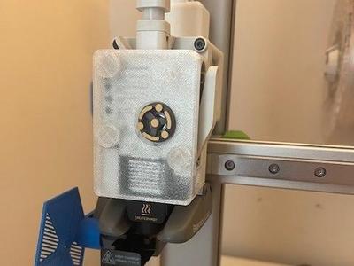 A1 Extruder Cover Transparent with magnets