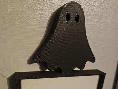 UK Light Switch Surround Ghost - Cute Gothic Decor
