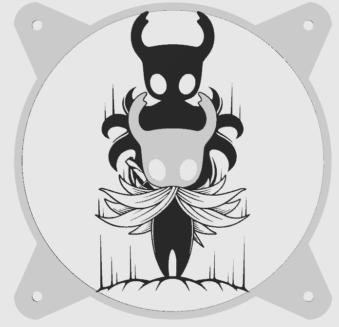 FAN COVER 120mm hollow knight shadow Multicolor 2 Collors