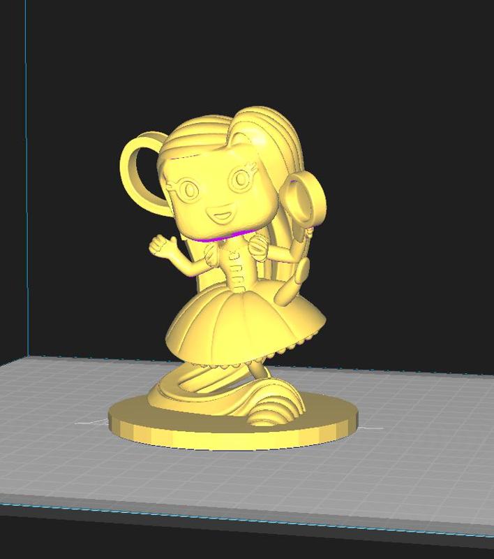 Ballerina Capuchina estilo Rapunzel