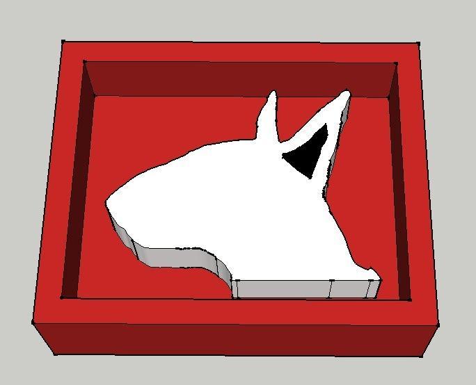 English Bull Terrier Mould