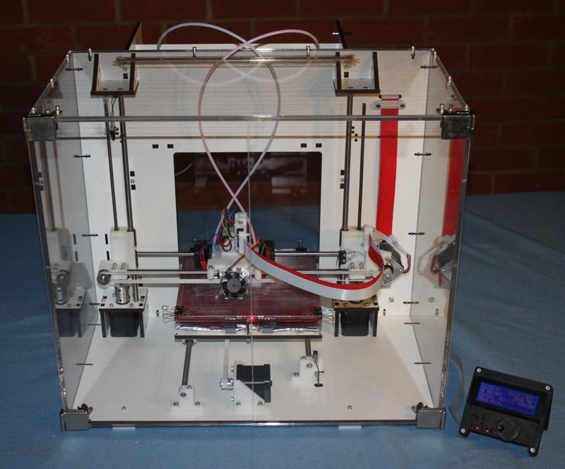 Lasercut Mendel90 - Dual extruders