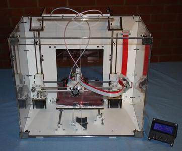 Lasercut Mendel90 - Dual extruders