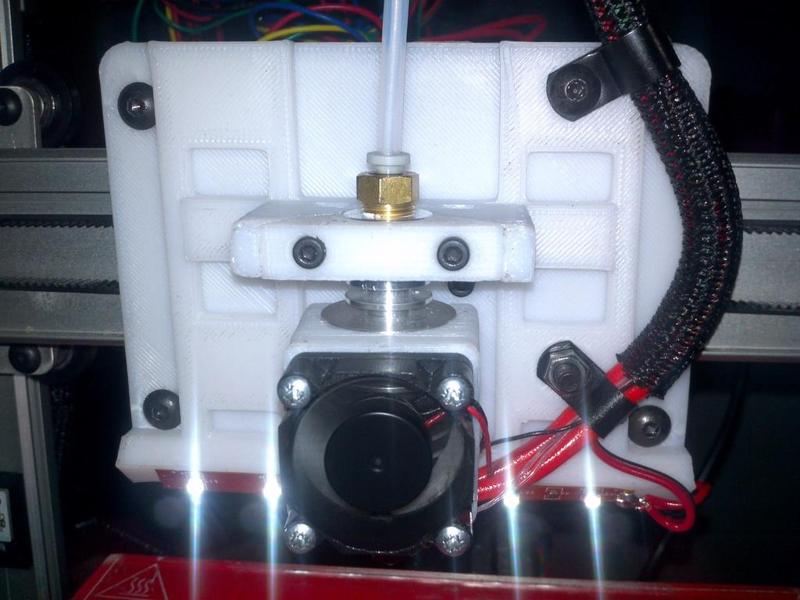 Ord Hadron X Carriage with Integrated single/dual e3d mount