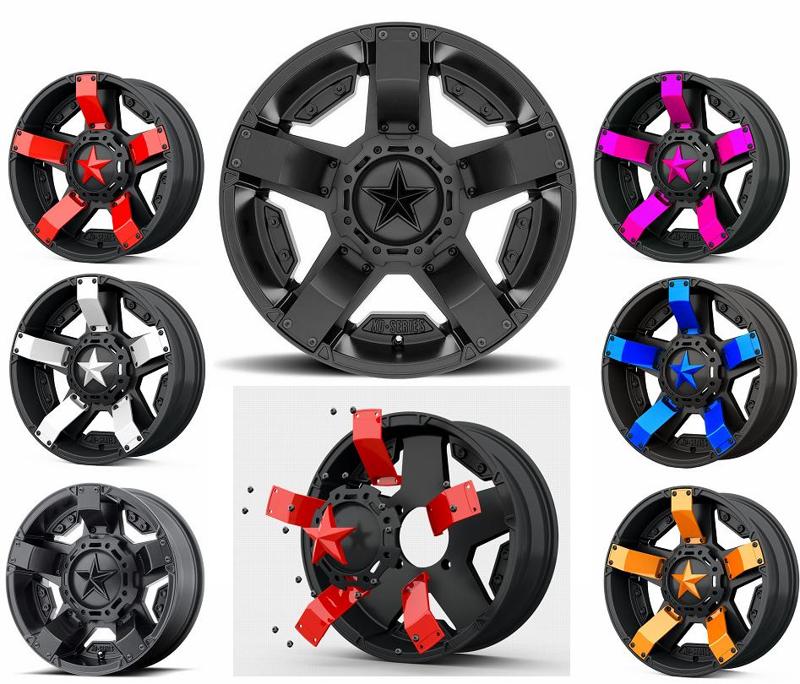 XD Series xd 811 Rockstar II, 3 in 1 Wheels, Off-Road Wheels