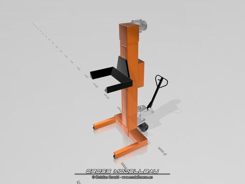 1:18 LKW Hebebühne Mobil