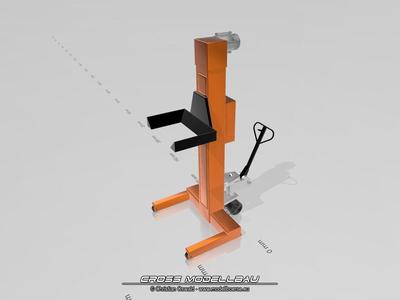 1:18 LKW Hebebühne Mobil