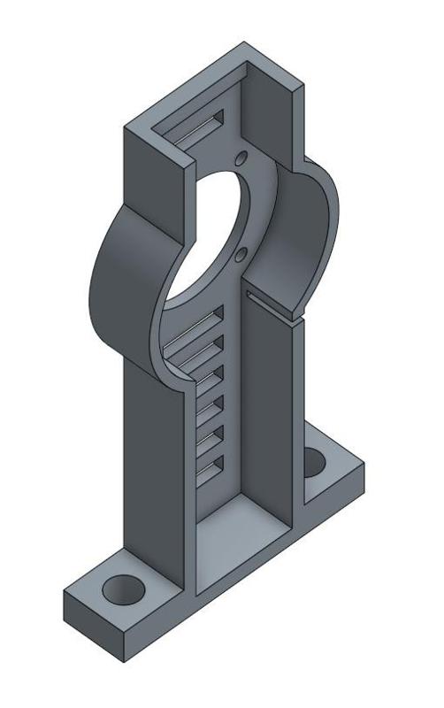 40mm fan mount on a table