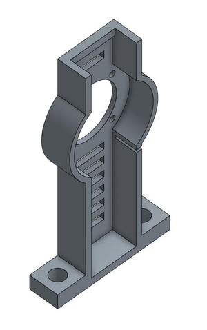 40mm fan mount on a table