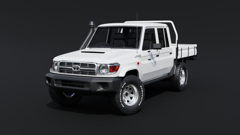Toyota Land Cruiser 79 Series Dual Cab Stock