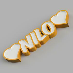 NAMELED ❤️NILO❤️ - LED LAMP WITH NAME