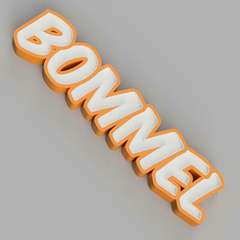 NAMELED BOMMEL - LED LAMP WITH NAME