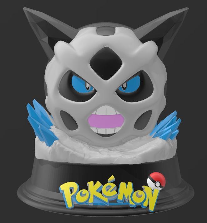 Suporte Alexa Echo Dot 4a e 5a Geração Glalie Pokemon