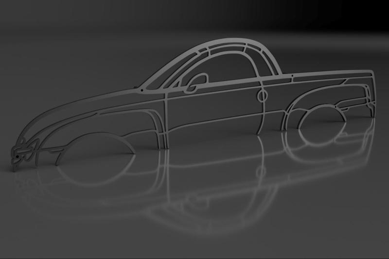 Chevy SSR silhouette