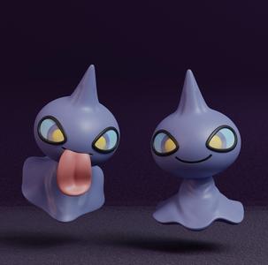 Pokemon - Shuppet with 2 poses