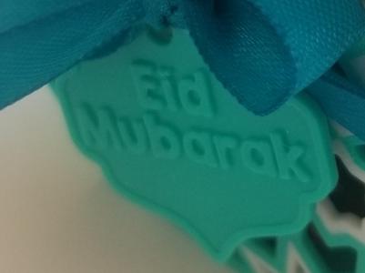 Eid Mubarak label