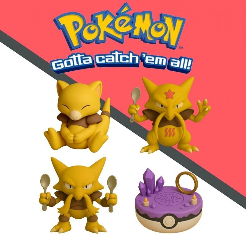 Pokemon Abra evolution pack x 4 units