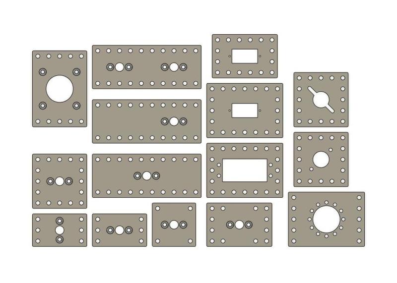 Motor mounts for MERKUR TOYS Czech kits