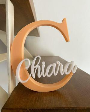 LETTER C WITH NAME CHIARA
