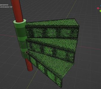 Lattice staircase