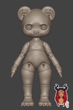 "TED" THE TEDDY BJD DOLL 1/8