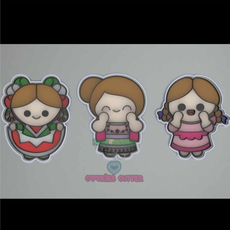 CUTTER PLUS MARKER FOR MEXICAN DOLLS