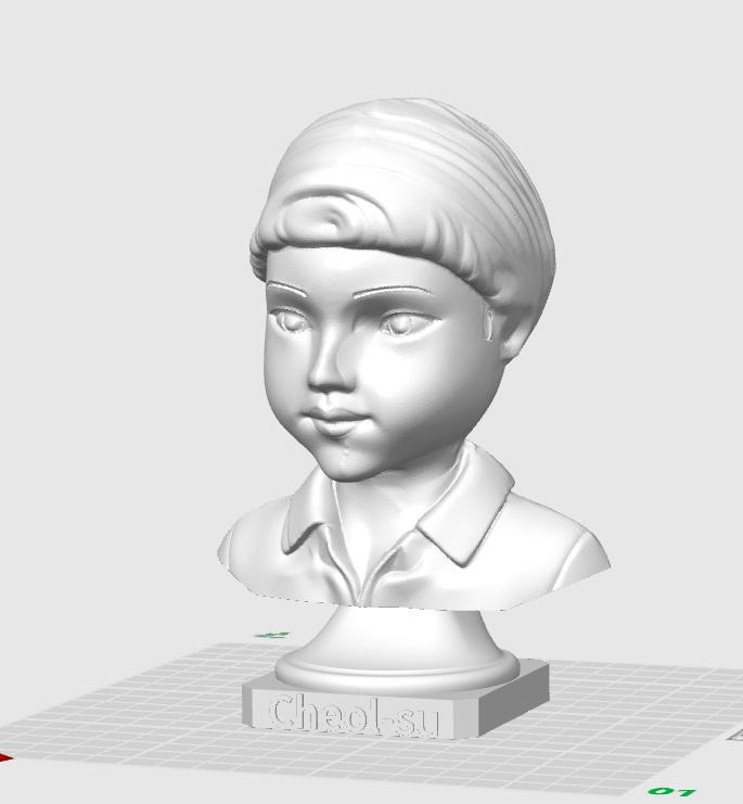 SQUID GAME/ROUND 6 - MALE DOLL - CHEOL-SU BUST