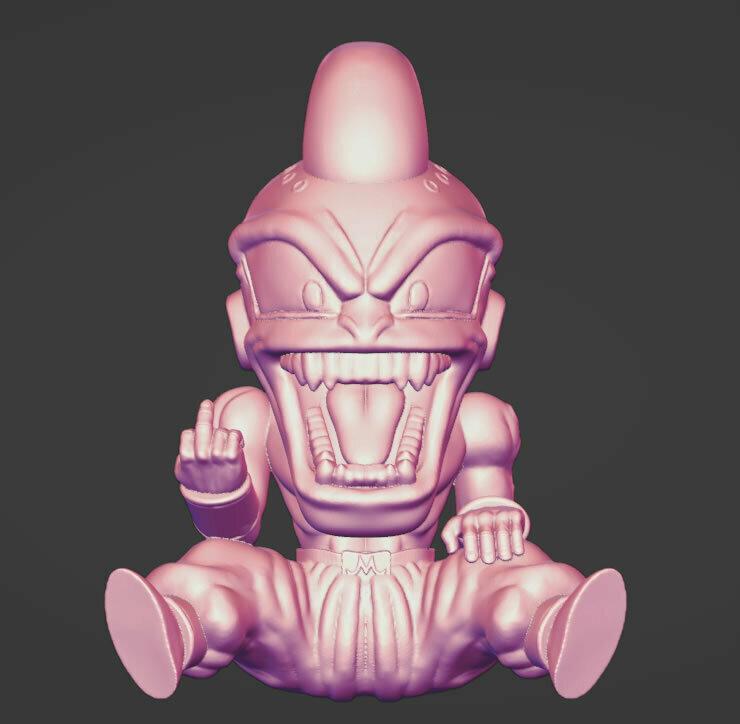 MAJIN BOO CHIBI - DRAGON BALL FAN ART 11CM