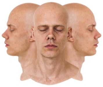 Bill Skarsgard likeness sculpt 3D model