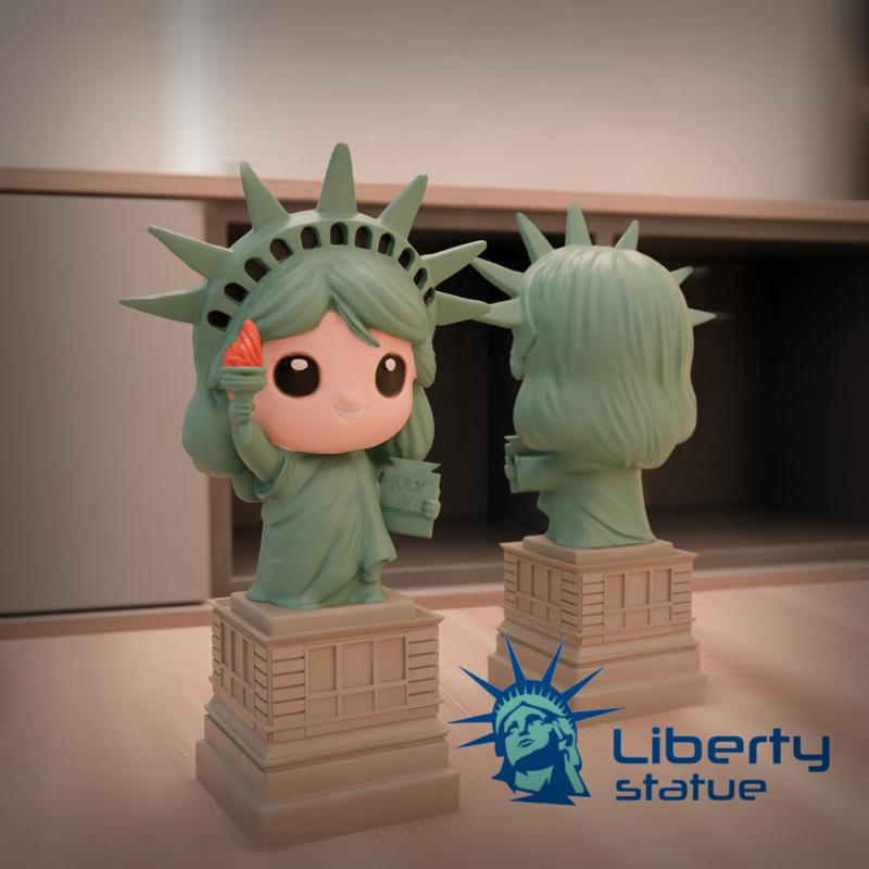 The Statue of Liberty Cartoon