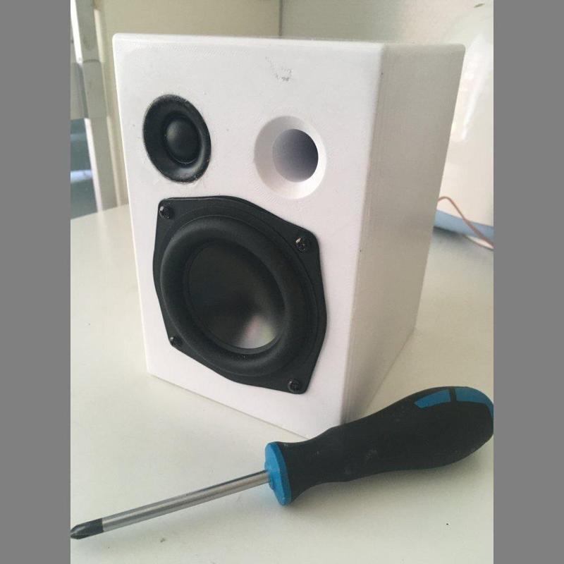 Cabinet for Helium - superb micro speaker by Scott Sehlin