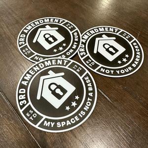 3rd Amendment Placards/Signs/Coasters