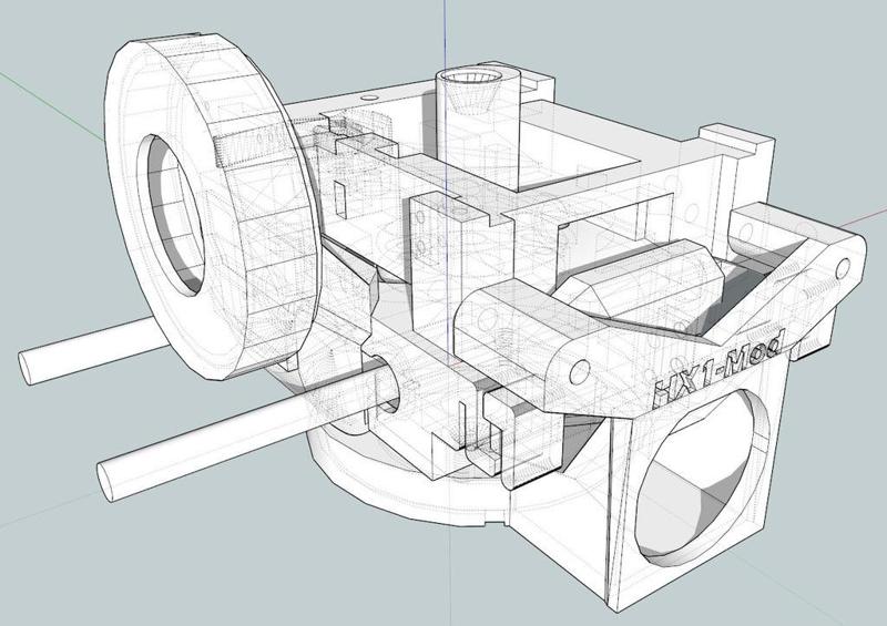 HX1-Mod Quick-Fit X-Carriage