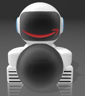 Suporte Alexa Echo Dot 4a e 5a Geração Astronauta e Sua Lua
