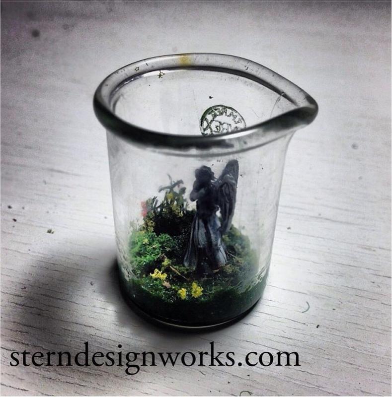 Weeping Angel Hiding its face