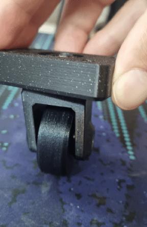 Suitcase caster wheel replacement/upgrade