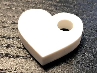 Simple Heart Keychain