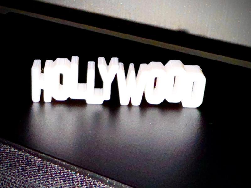 Hollywood Sign Miniature Decoration
