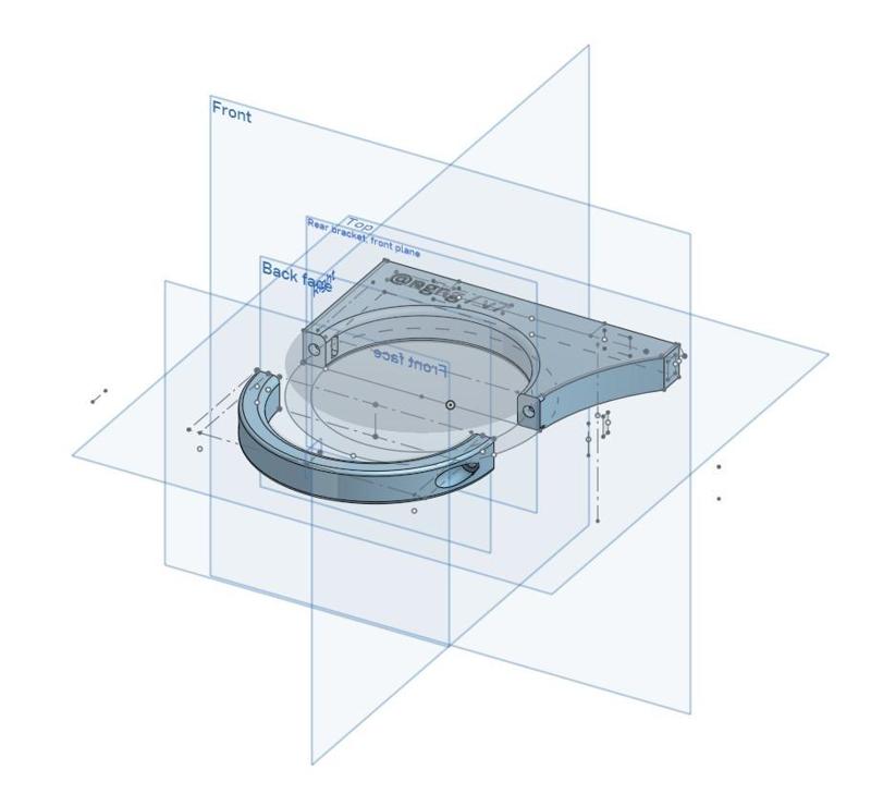 EKWB fan mounting bracket for 60mm coolant reservoir