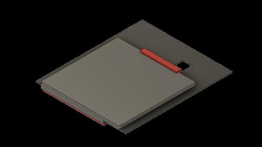 UJ167 Optical drive mount for Streacom FC8 Evo