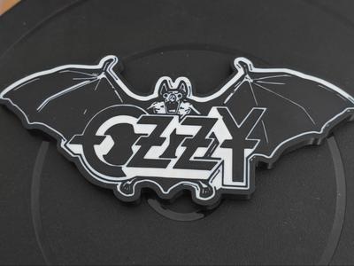Ozzy Osbourne Bat Fridge Magnet