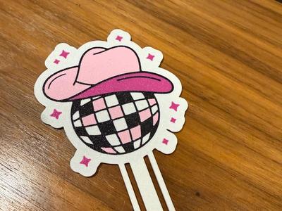 Disco Cowgirl Bookmark
